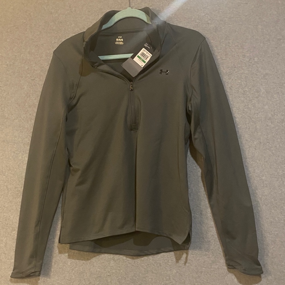 Under Armour Charcoal Half-Zip Top